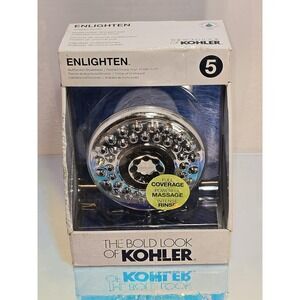 Kohler Enlighten 5-Spray Multifunction Showerhead Polished Chrome NIB